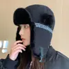 Gorro de Invierno Grueso de Felpa estilo Lei Feng para Mujer, para Ciclismo al Aire Libre, Bicicleta Eléctrica, Protección Tibia y Fría para las Orejas del Noreste, Venta al por Mayor