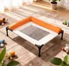 Cama para Pet em L, Cama para Cachorro Removível e Lavável, à Prova de Umidade com Contorno, Cama Grande para Cães e Gatos, Cama Elevada em Arte de Ferro