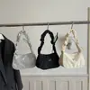 Bolsa transfronteiriça com estampa de leopardo para mulheres, grande capacidade, nova e moderna bolsa de ombro/transversal retrô fosca para outono e inverno, bolsa tipo bolinho para o dia a dia