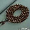 Venta Directa de Fábrica de Pulseras de Cuentas de Sándalo Dorado para Hombres y Mujeres, Pulseras de Múltiples Vueltas para Parejas, Cuentas de Oración y Joyería Decorativa al por Mayor