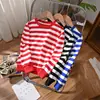 Ropa para Niños Nueva 2026 Otoño/Invierno Sudadera con Capucha de Color Sólido y Rayas En Stock Niños Niñas Bebés Fábrica En Stock Sudadera con Capucha Al Por Mayor