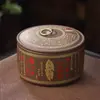 Pfaff Original Morado Mineral Arena Mineral Cerámica Lata de Té Estilo Chino Hogar Gama Alta a Prueba de Humedad Lata Grande de Té Lata Sellada Lata de Almacenamiento de Té