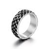Anillo escama de dragón moda hombre ins retro estilo Frío Avanzado Simple anillo único hip hop dedo índice plata esterlina anillo de hombre