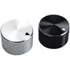 Tampa de Botão de Potenciômetro Codificador de Liga de Alumínio Puro Metal Sólido Botão de Volume de Amplificador Furo Interno 6mm