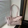 Bolso de hombro de gran capacidad con lunares, estilo nuevo de verano 2026, simple, para el día a día, de axila