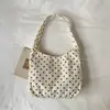 Bolso de invierno de pana versátil de nicho estilo coreano modelo nuevo 2026 a rayas lunares texturizado simple y elegante bandolera