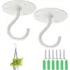 Para colgar macetas transfronterizas, gancho de jardinería, gancho para colgar en la pared interior y exterior, decoración del hogar, gancho de hierro