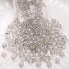 Cuentas de arroz de vidrio de alta calidad Oscuro Oscuro Cuentas redondas DIY Hecho a mano Casero Accesorios para collar pulsera con cuentas