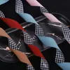 Cinta de Cuadros Grandes Bicolor Coreana para Adornos de Cabello DIY, Lazos, Accesorios de Ropa, Sombrero de Paja, Zapatos, Flores, Cinta para Embalaje