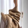 Pantalones versátiles de pierna ancha simples de cintura alta estilo japonés para mujer, verano delgados estilo holgazán, pantalones rectos cómodos sueltos para ir al trabajo