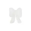 Piel de conejo reposacabezas de coche felpa lazo simple almohada para el cuello del coche cojín de asiento trasero cómodo cojín de asiento trasero de coche soporte lumbar