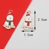 Fabricante de Accesorios para Adornos Navideños, Venta al por Mayor de Accesorios DIY Hechos a Mano de Aleación, Componentes de Accesorios DIY con Goteo de Aceite Transfronterizos