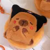 Nova chegada Cappibala Plush Coin Bag Capybara Bag Pendant Headset para homens e mulheres Armazenamento Chaveiro Presente