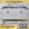 Gabinetes de Cocina Simples para Alquilar Gabinetes de Cocina de Acero Inoxidable Gabinete para Fregadero Gabinete para Estufa de Cocina Montaje Integrado Económico