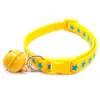 Coleira para Gato e Cachorro Pequeno de 1,0 cm Estrela de Cinco Pontas Coleira Anti-perda para Cachorro Acessórios de Marcação para Gato Identificável Sino Grande