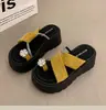 Zapatillas de Deslizamiento Nuevas de Moda con Pedrería para Primavera y Verano, Sandalias Elegantes de Suela Gruesa Versátiles de Hada