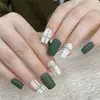 Uñas Cortas Portátiles, Estilo Popular, Blanqueador, Suave y Puro, Arte de Uñas, Uñas Postizas, Parches Portátiles