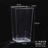 Cubo de flores acrílico transparente cubo de flores cuadrado descuento al por mayor florería cubo de flores hidropónico cubo de flores transparente