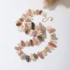 Collar de Grava de Ágata de Cristal Natural al por Mayor, Cuentas de Ágata de Cristal de Piedra Natural de Forma Irregular, Cuentas Sueltas