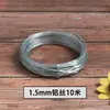 Borde de sombrero cuello de ropa estilo alambre de soporte de hilo de soporte de núcleo de aluminio envuelto en cinta plateada transparente muñeca orejas de conejo alambre de modelado