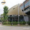 Entrada de shopping center estrutura de membrana toldo de sol cobertura de membrana tensionada transparente corredor toldo de sol instalação mensurável