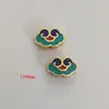 Qk073 Aleación Producida y Vendida por Uno Mismo Aceite Goteando Xiaoxiangyun Estilo Antiguo Dinastía Han Borla Cuentas Sueltas Nube Trasera Xiangyun Cuentas Separadas DIY