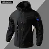 Nuevo traje táctico de trabajo con forro polar para otoño e invierno para hombres, a prueba de viento y cálido, con múltiples bolsillos, traje transfronterizo para pesca al aire libre