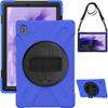 Para Samsung Tab S8 Ultra grado militar silicona PC soporte correa de mano correa S7FE cubierta protectora para niños