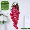 Modelo de racimo de uvas de simulación pegamento suave pasas falsas frutas y verduras juguete de comida adornos accesorios gabinete decoración pastoral