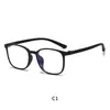 Armações de Óculos Retro Ultra Leves para Estudantes em Estoque na Fábrica com Bloqueio de Luz Azul, Lentes Sem Grau, Podem Ser Personalizadas com Grau, Estilosas e Versáteis