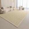 Alfombra de Cachemira de Imitación de Estilo Simple, Totalmente Cubierta de Área Grande, Manta Fácil de Secar para Sofá Mesa de Centro, Alfombra Doméstica Resistente a las Manchas para Sala de Estar