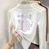 Top casual de manga larga de forro polar de doble cara para niñas estilo coreano, nueva colección otoño/invierno 2026, camiseta térmica cálida para niños mayores