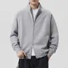 Chamarra sudadera con cuello alto y doble cremallera de estilo americano para hombre, Anyang, nuevo top cárdigan casual versátil para otoño 2026