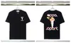 Marca Europeia e Americana da Moda Casablanca Tamanho Plus-Size Manga Curta 2026 Outono/Inverno Casablanca Camiseta Manga Curta Solta