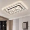 Lámpara de techo LED simple para sala de estar, de alta gama y elegante, redonda o cuadrada, luz principal de sala de estar multicapa, luminarias de Zhongshan