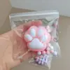 Bolsa de aperto eva brinquedo descompressão pvc transparente sacola de embalagem para armazenamento apertável figura joia brinquedo de comida bolsa auto selante