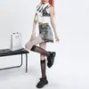 Shorts Jeans Feminino Verão 2025 Novo Estilo Solto de Perna Larga Linha A Hot Pants Tendência Cinza Transfronteiriço Em Estoque