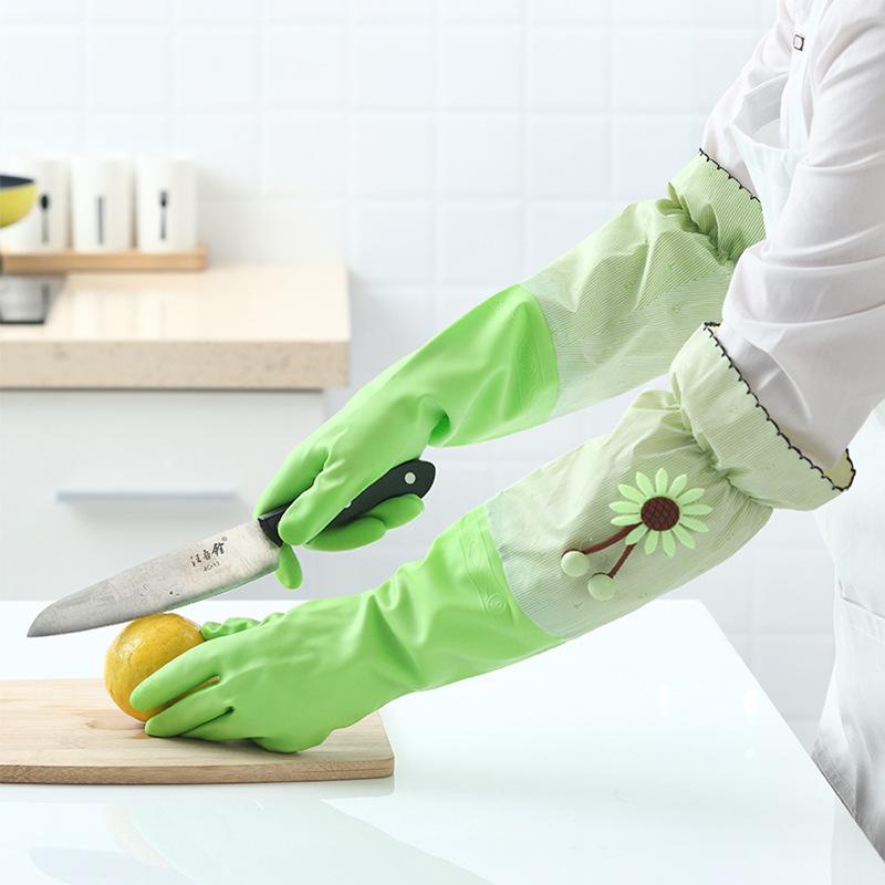 绿色太阳花手套