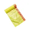 Bolsas de Basura Gruesas Tipo Rollo con Asas y Cordones Desechables de Plástico para Separación de Residuos Domésticos Bolsas de Basura con Cordón