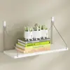 Suporte de Parede para Roteador Sem Furos Pendurado na Parede Prateleira de Armazenamento na Parede Decoração Sem Furos Quarto Estante de Livros Uma Palavra na Parede