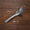 Cuchara Vintage de Acero Inoxidable Estilo Japonés Estilo Antiguo Creativa Sopa Más Cuchara de Sandía Cuchara para Comer Cuchara Sopera Pequeña Cuchara Grande Más