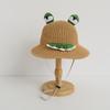 Sombrero de Paja para Niños, Lindo Sombrero para Niños, Sombrero de Sol de Verano de Ala Ancha con Dibujos Animados para Bebé, Sombrero de Playa para Niña y Niño, Malla Súper Linda