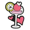 Nueva Serie de Bodas Día de San Valentín Accesorios Planos de PVC Broches, Bolsas, Accesorios para Joyería DIY, Parches de Goma Suave de Dibujos Animados