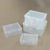 Caja Rectangular Transparente de Plástico Caja de Almacenamiento para Papelería Ferretería Equipo de Pesca Caja de Empaque para Joyería Documentos Caja de Almacenamiento Organizadora de Escritorio