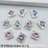Caja Mágica Mariposa de Diamante Calabaza Corazón Flor Redonda Multicolor Ocho Agujeros Separadores Cuentas DIY Pulsera de Cuentas Accesorios para Collares