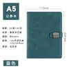 Caderno com Fivela Padrão Janela com Gravação de Logotipo Personalizado, Caderno de Anotações Estilo Chinês para Escritório, Caderno de Conferência de Alta Qualidade A5, Feito Sob Medida