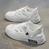 Zapatos de Verano para Hombre Estilo Nuevo Transpirables Huecos Tendencia Versátil Blancos de Malla Casuales Lona