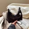 Bolso de Mujer 2025 Otoño Nuevo Estilo Bolso de Hombro Único Cruzado Textura Retro Nicho Francés Bolso de Axila Simple Elegante