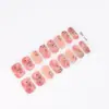 Adesivos Inovadores para Unhas com Imitação de Diamante de 16 Dedos Película Impermeável de Esmalte para Cobertura Total de Unhas Adesivos de Arte para Unhas Fábrica Atacado