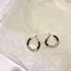 Pendientes de Piedra Natural Estilo Bosque, Nácar, Elefante Pequeño y Gato, Pendientes Vintage Hechos a Mano de Nicho con Aguja de Plata para Mujer